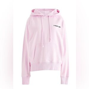 Helmut Lang Stencil Hoodie in Cherry Blossom Pink